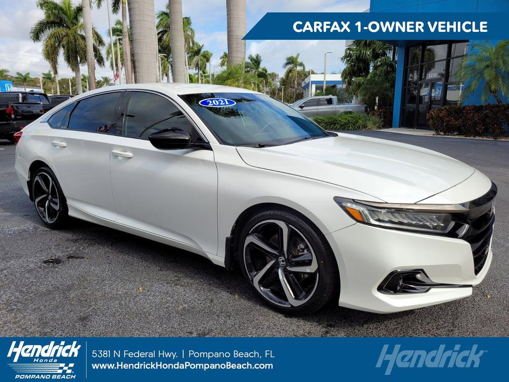 used 2021 Honda Accord car, priced at $22,880