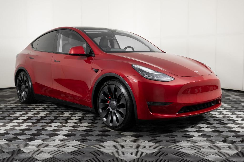 used 2020 Tesla Model Y car, priced at $29,495