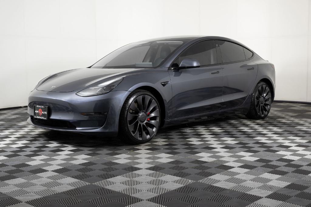 used 2021 Tesla Model 3 car, priced at $33,995