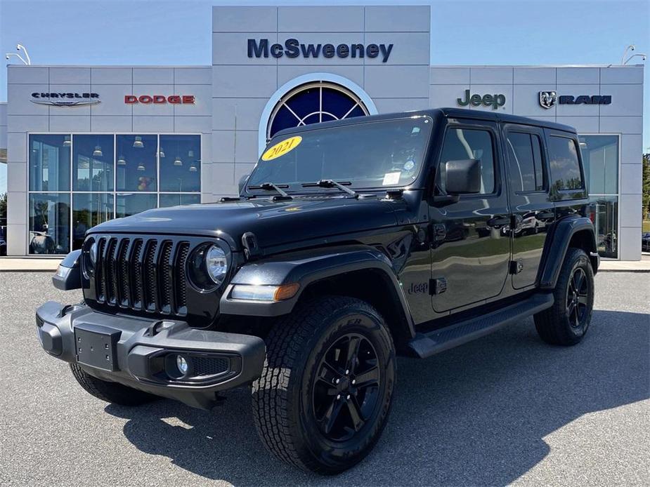 used 2021 Jeep Wrangler Unlimited car, priced at $35,743