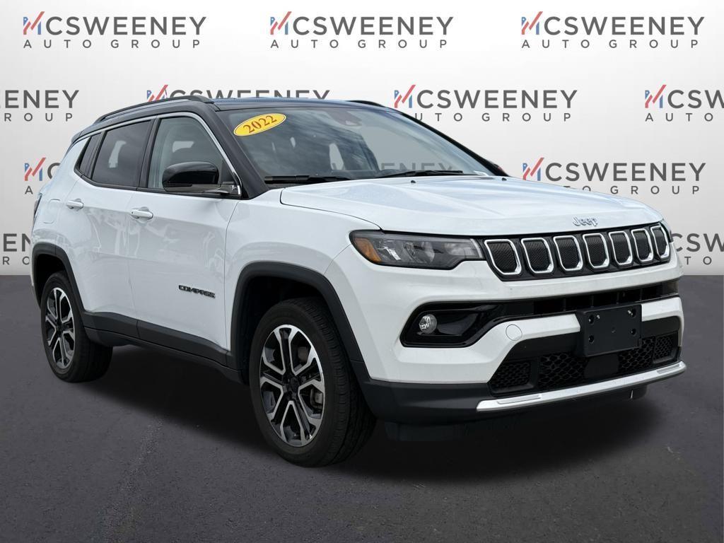 used 2022 Jeep Compass car, priced at $22,850
