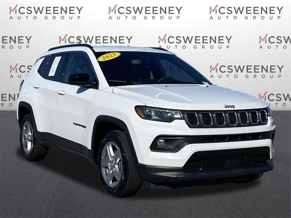 used 2023 Jeep Compass car, priced at $21,592