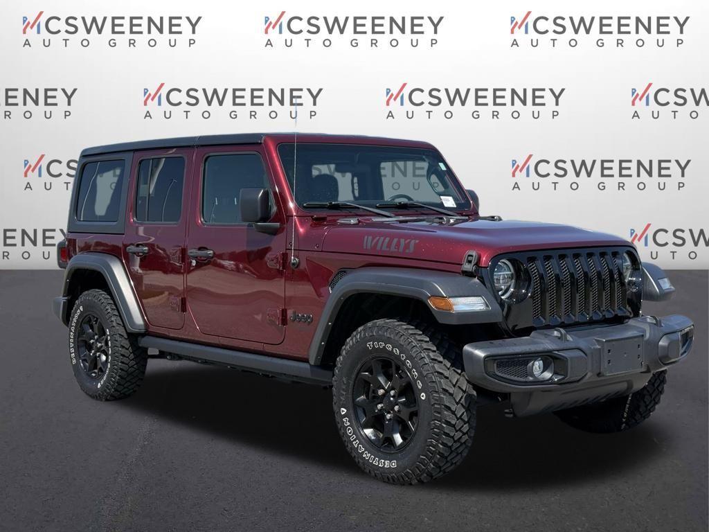 used 2021 Jeep Wrangler Unlimited car, priced at $29,878