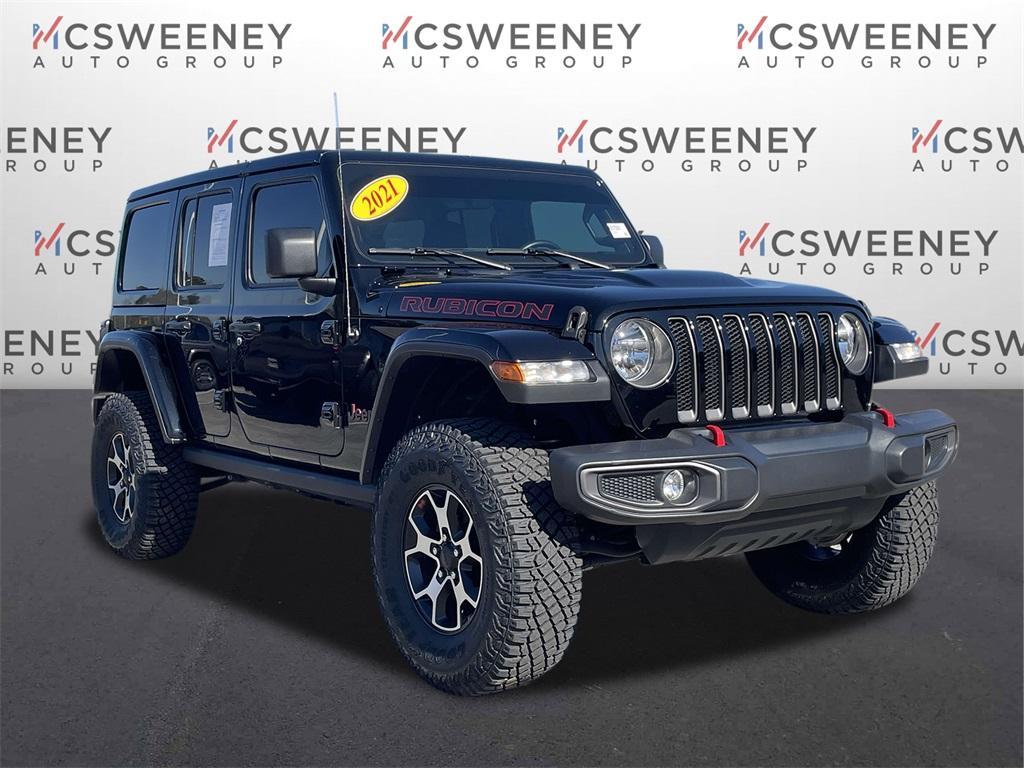 used 2021 Jeep Wrangler Unlimited car, priced at $36,054