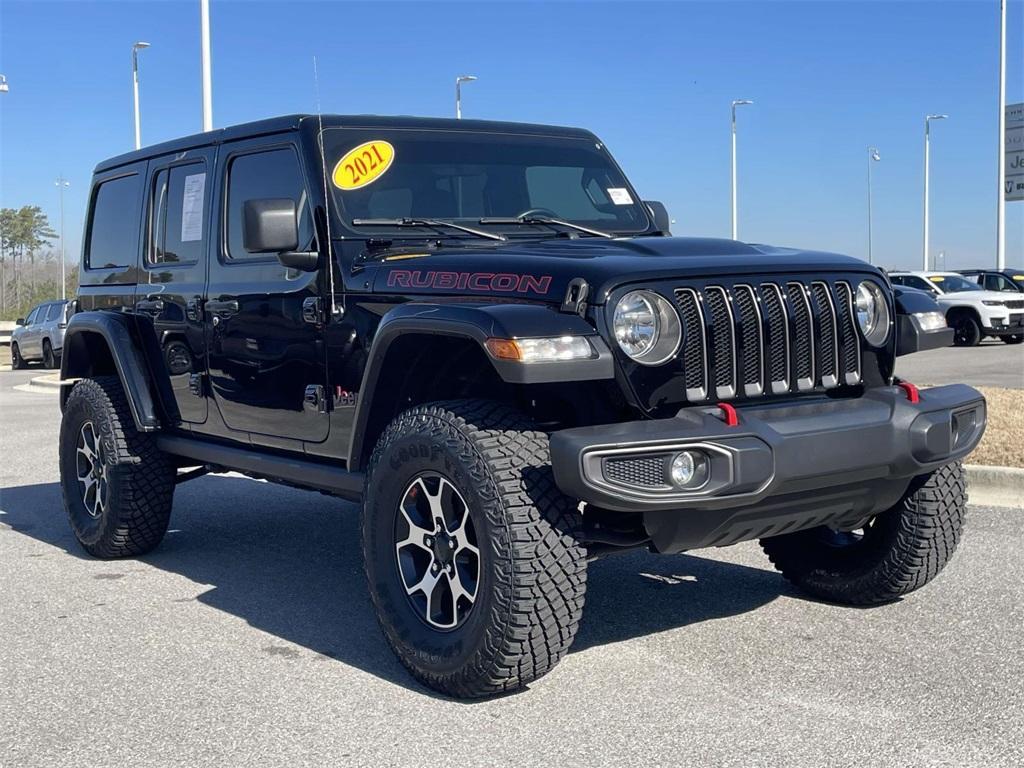 used 2021 Jeep Wrangler Unlimited car, priced at $36,054