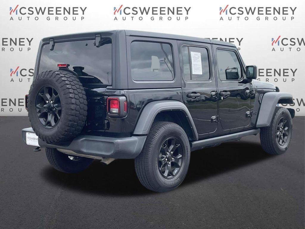 used 2021 Jeep Wrangler Unlimited car, priced at $28,000