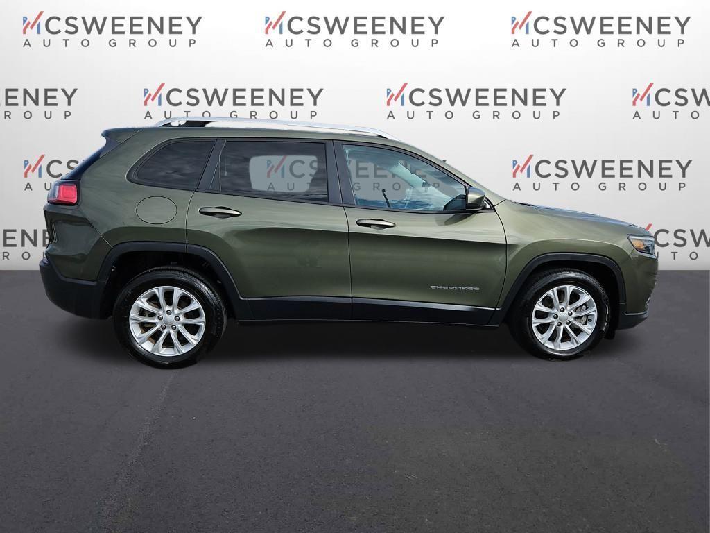 used 2021 Jeep Cherokee car, priced at $16,000
