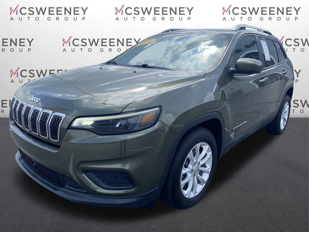 used 2021 Jeep Cherokee car, priced at $17,452