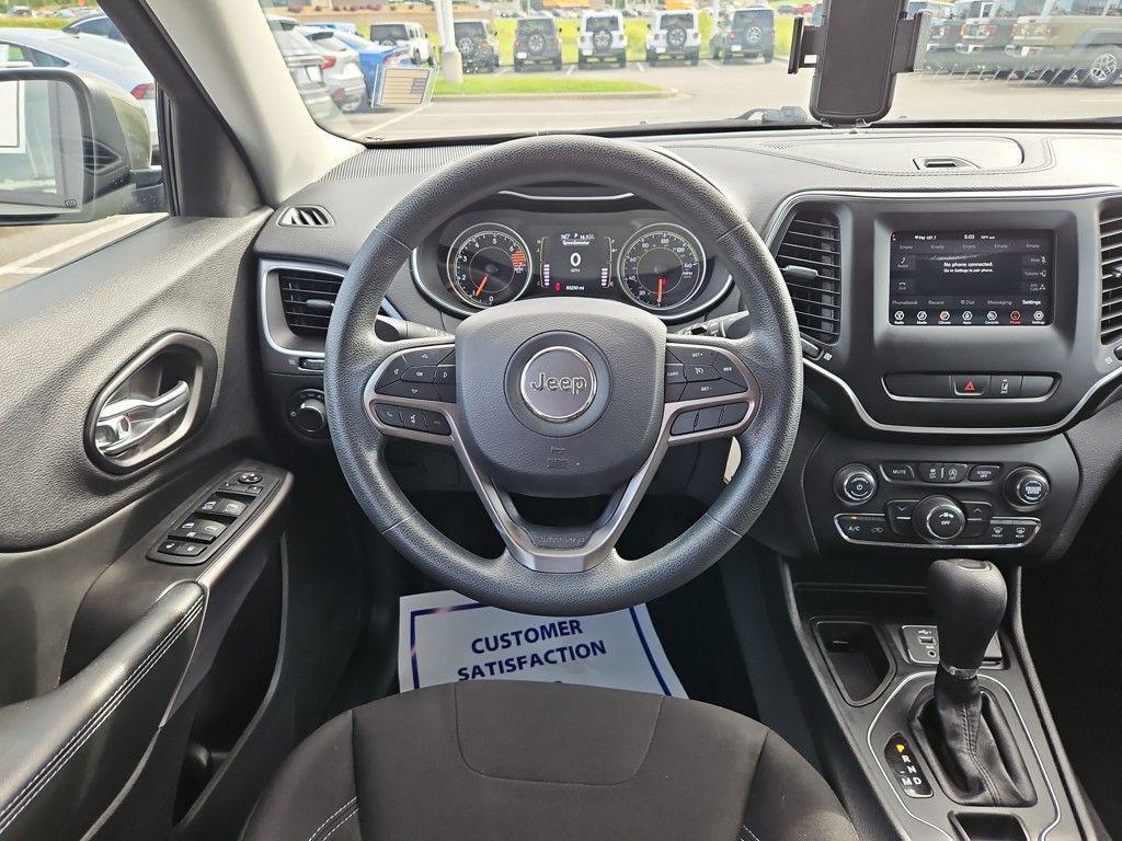 used 2021 Jeep Cherokee car, priced at $16,000
