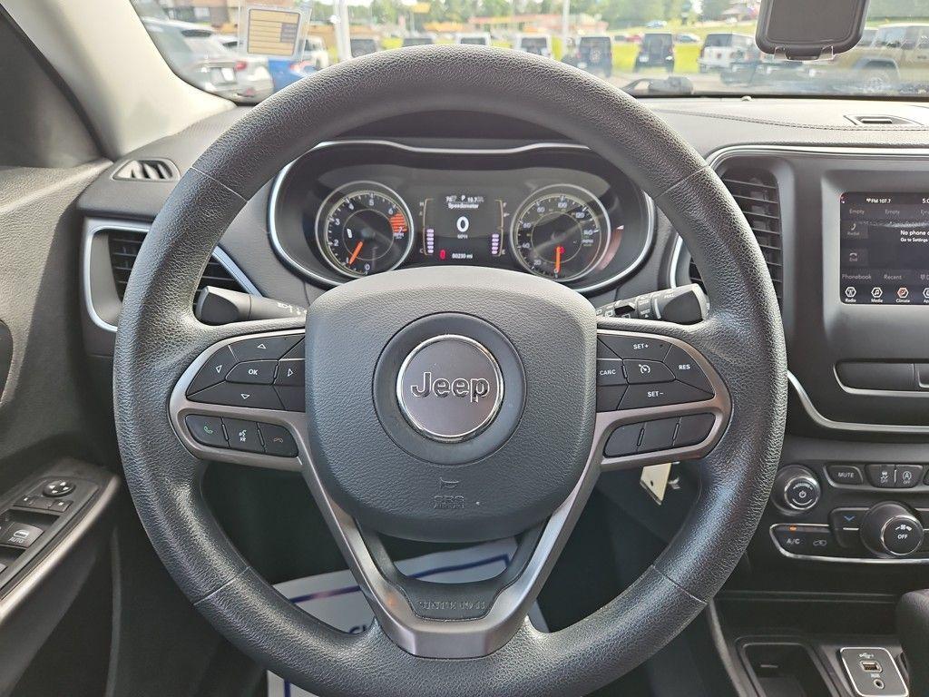 used 2021 Jeep Cherokee car, priced at $16,000
