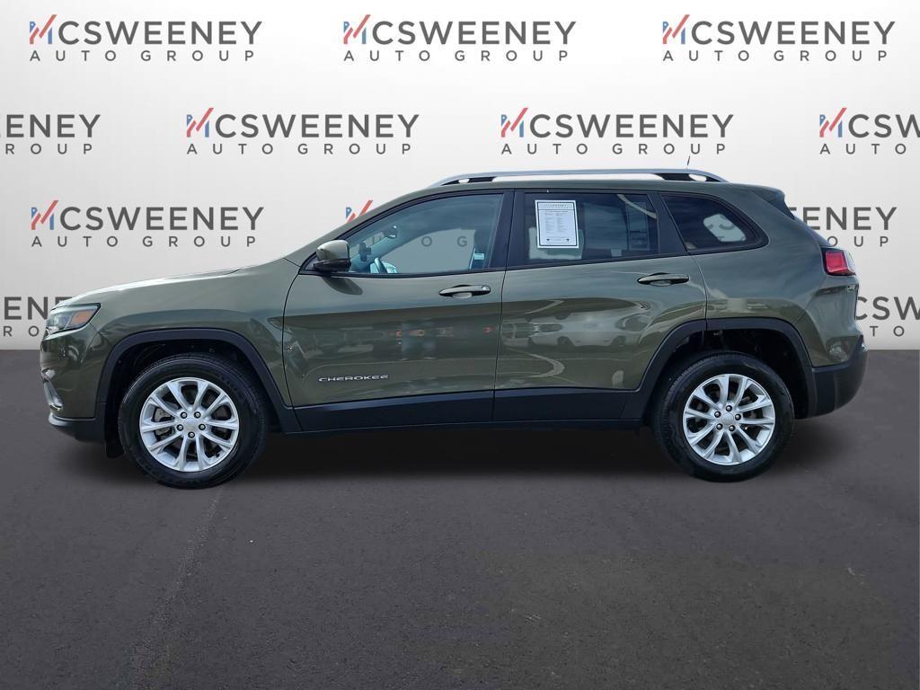 used 2021 Jeep Cherokee car, priced at $16,000