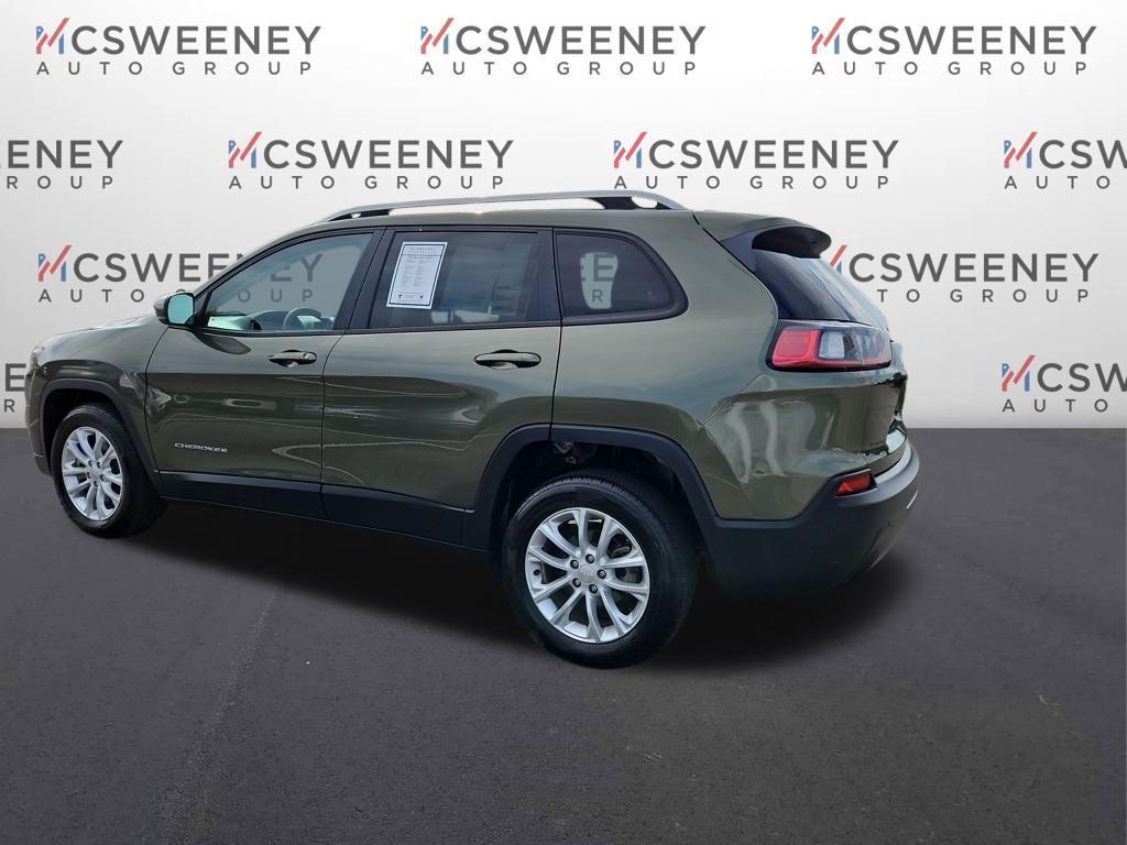used 2021 Jeep Cherokee car, priced at $16,000