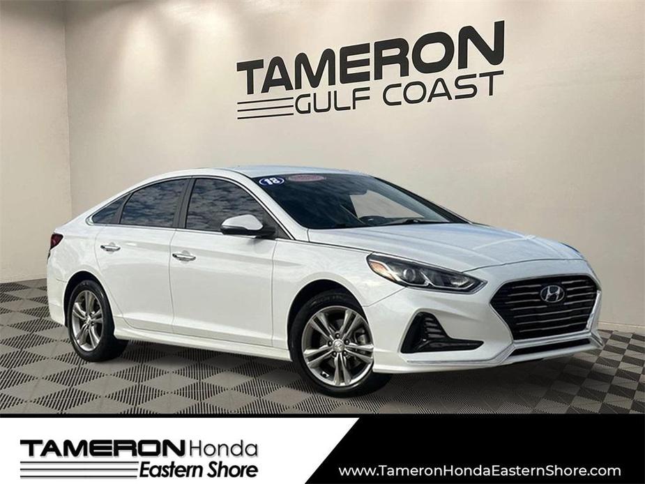 used 2018 Hyundai Sonata car, priced at $15,523