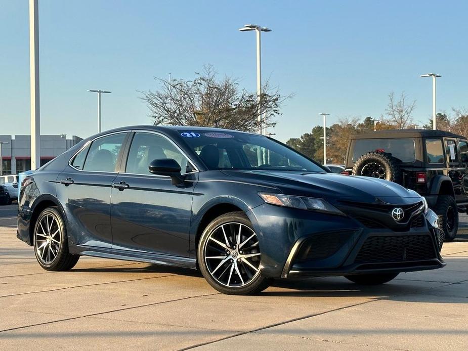 used 2021 Toyota Camry car, priced at $24,000