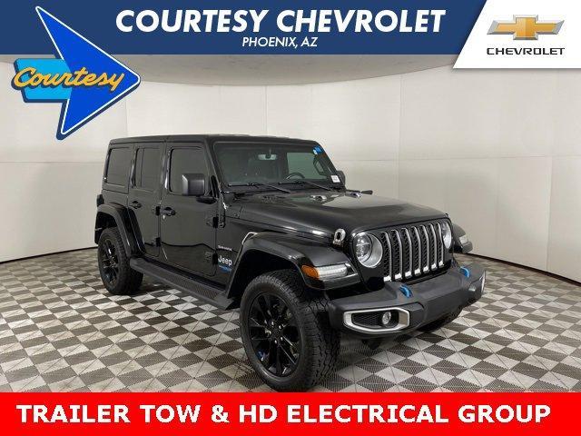 used 2022 Jeep Wrangler Unlimited 4xe car, priced at $30,800