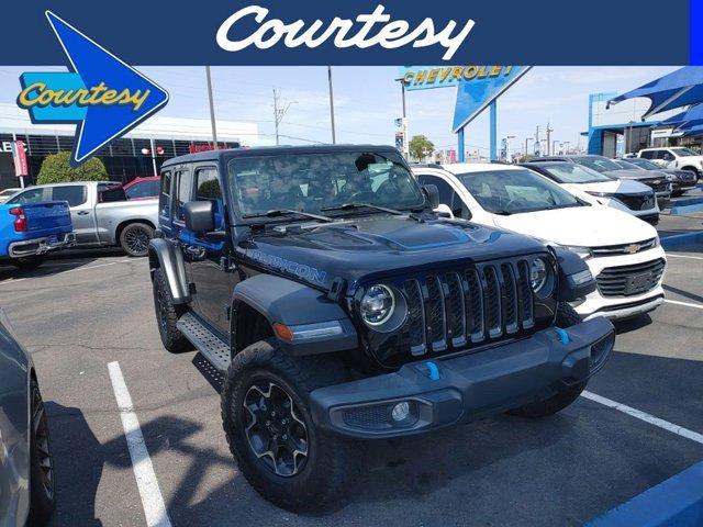 used 2022 Jeep Wrangler Unlimited 4xe car, priced at $32,800