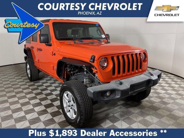 used 2020 Jeep Wrangler Unlimited car, priced at $23,400