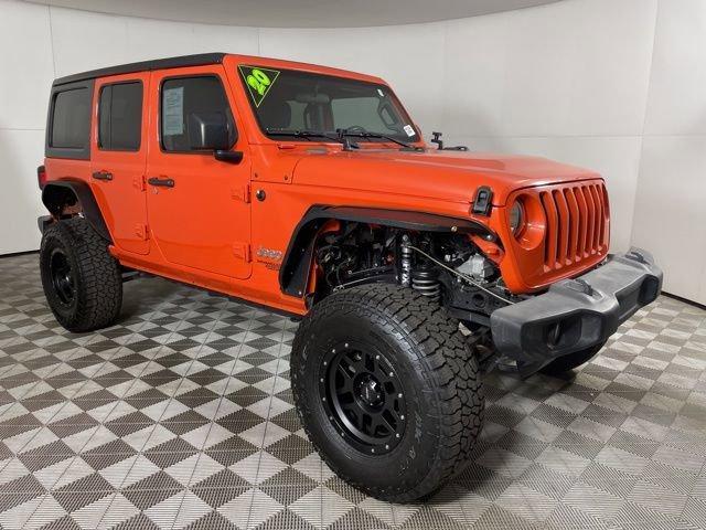 used 2020 Jeep Wrangler Unlimited car, priced at $21,500