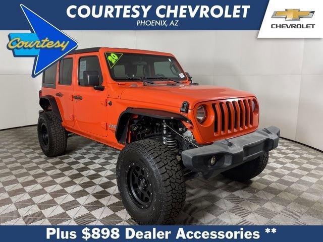 used 2020 Jeep Wrangler Unlimited car, priced at $21,500