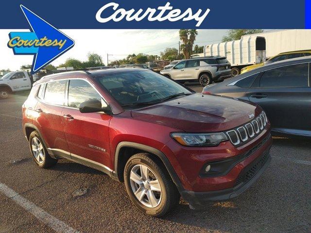 used 2022 Jeep Compass car, priced at $17,600