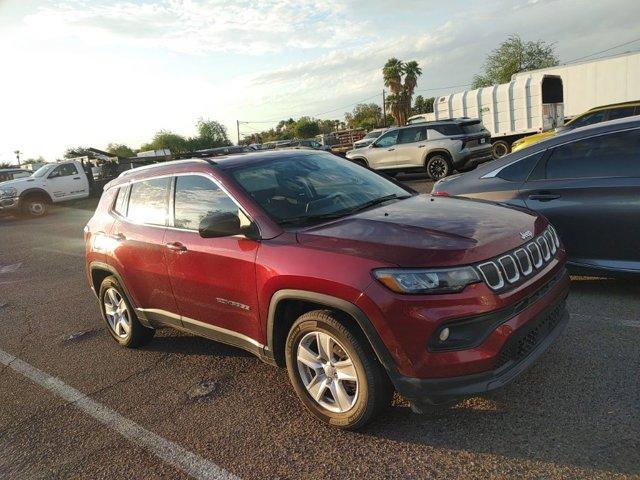 used 2022 Jeep Compass car, priced at $17,600