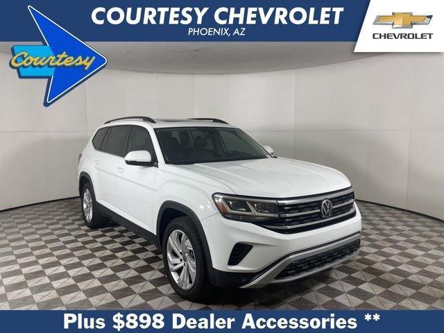 used 2021 Volkswagen Atlas car, priced at $18,500