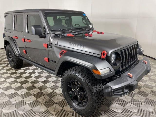 used 2020 Jeep Wrangler Unlimited car, priced at $27,500