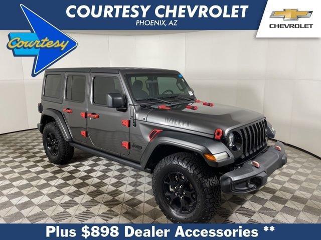 used 2020 Jeep Wrangler Unlimited car, priced at $27,900