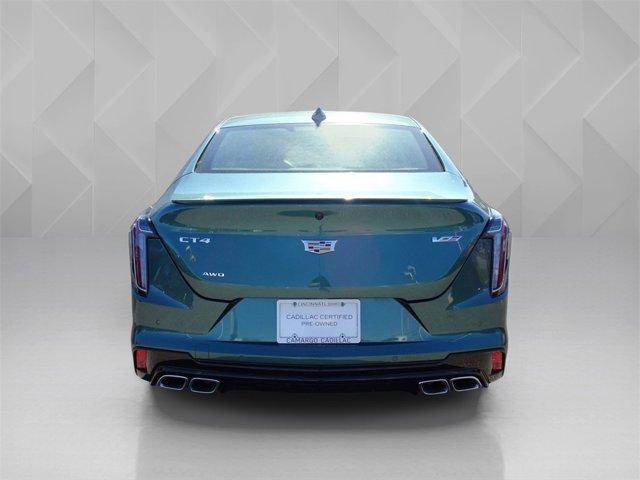 used 2025 Cadillac CT4-V car, priced at $48,995