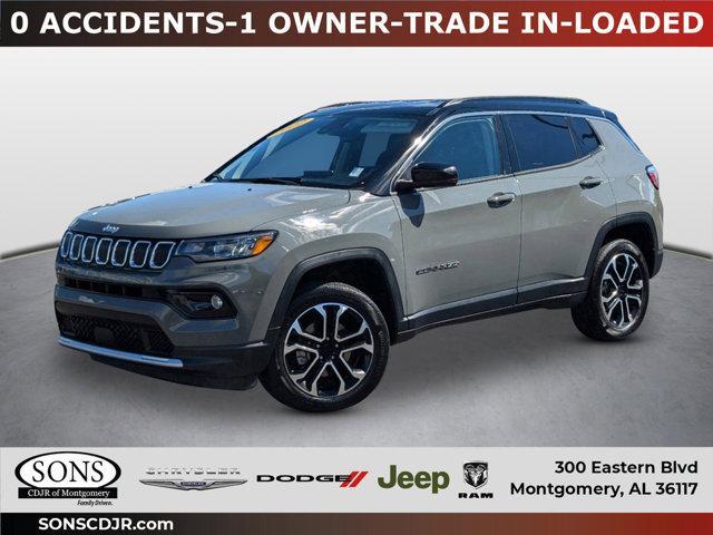 used 2022 Jeep Compass car, priced at $24,995