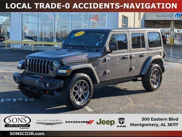 used 2021 Jeep Wrangler Unlimited car, priced at $34,263