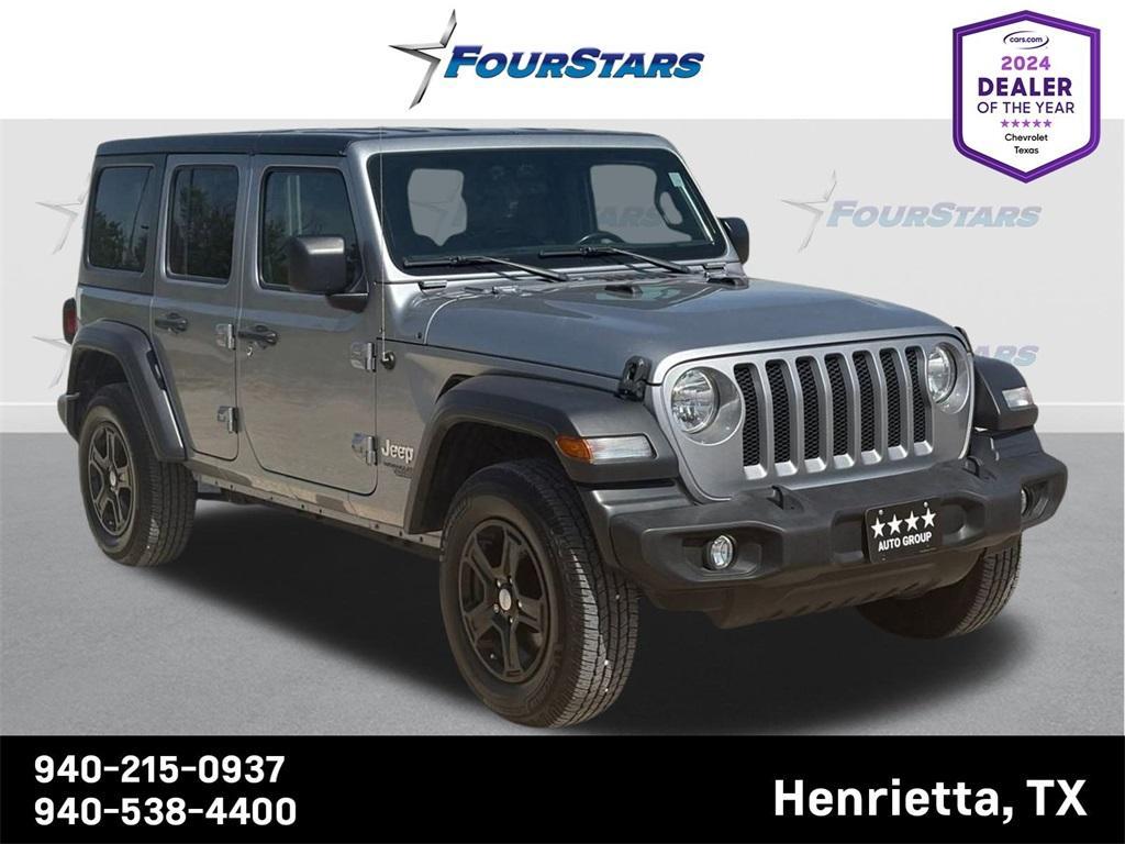 used 2021 Jeep Wrangler Unlimited car, priced at $30,700