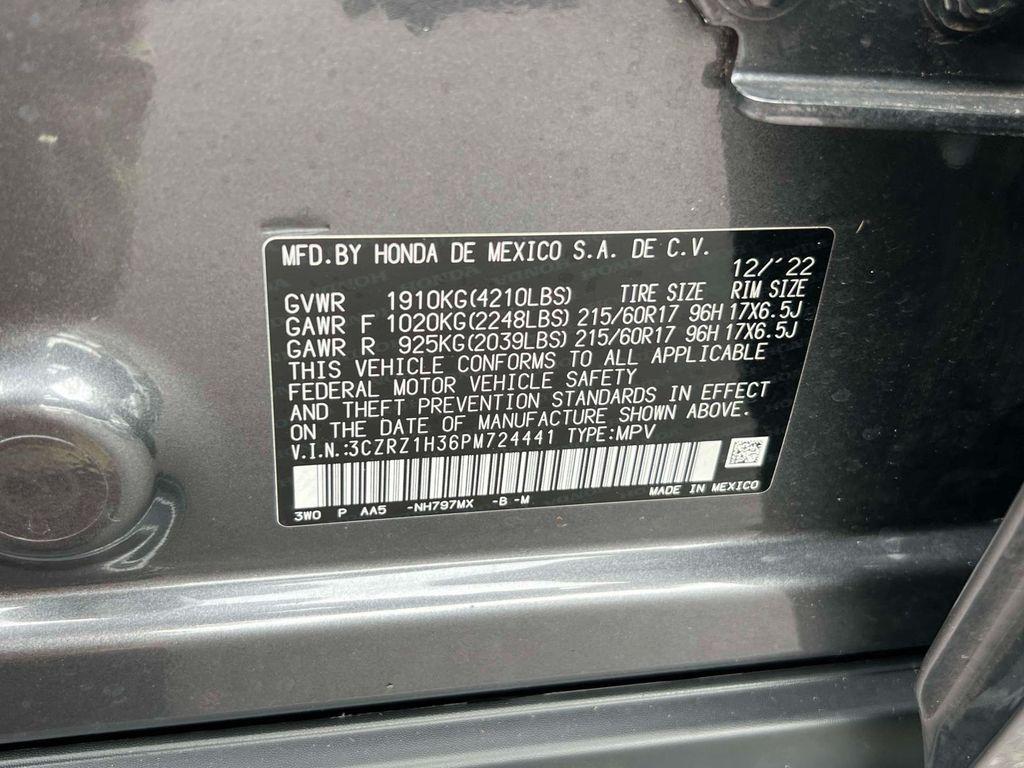 used 2023 Honda HR-V car, priced at $22,500