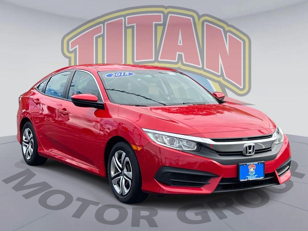 used 2018 Honda Civic car, priced at $16,999