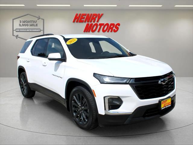 used 2022 Chevrolet Traverse car, priced at $34,500