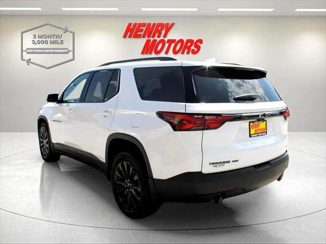 used 2022 Chevrolet Traverse car, priced at $34,500