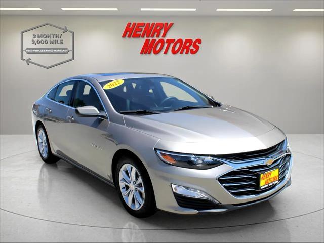 used 2022 Chevrolet Malibu car, priced at $18,900