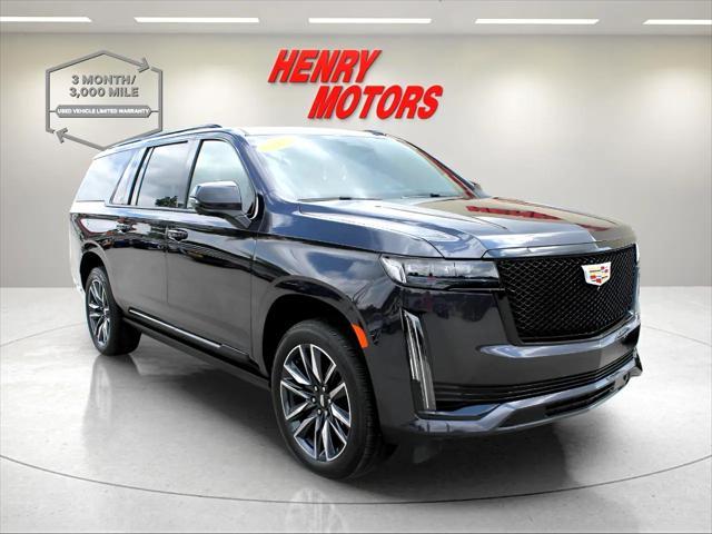 used 2023 Cadillac Escalade ESV car, priced at $95,900