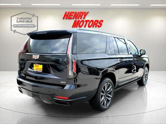 used 2023 Cadillac Escalade ESV car, priced at $95,900