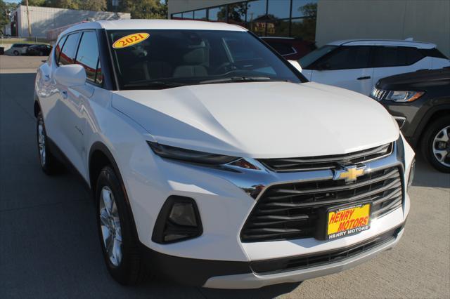 used 2021 Chevrolet Blazer car, priced at $21,900