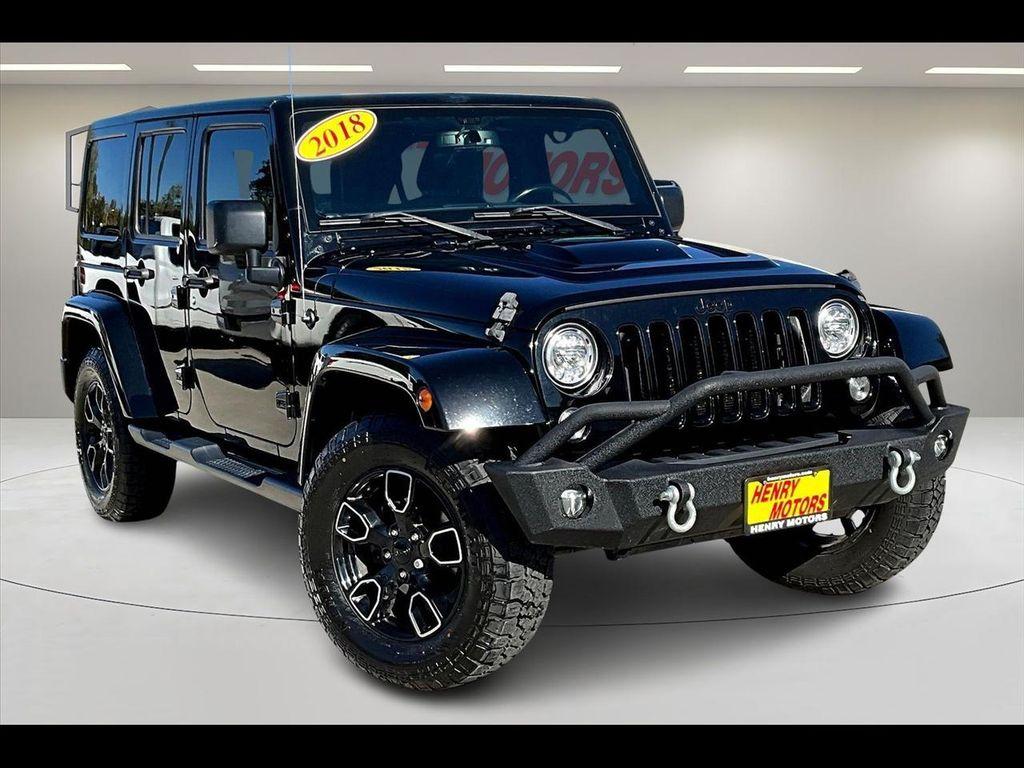 used 2018 Jeep Wrangler JK Unlimited car, priced at $22,900
