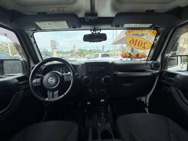 used 2016 Jeep Wrangler Unlimited car, priced at $18,998