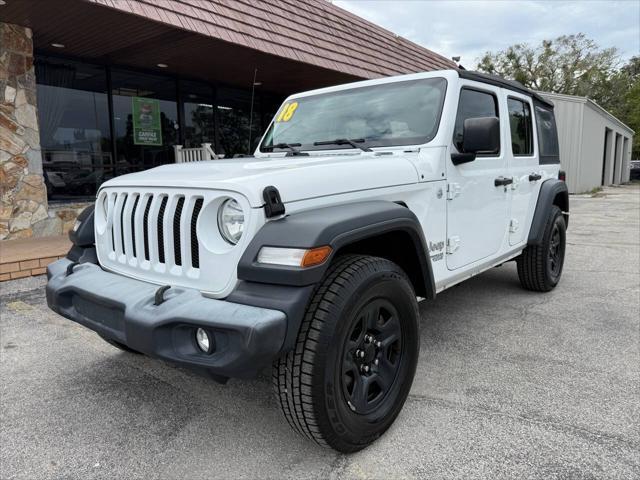 used 2018 Jeep Wrangler Unlimited car, priced at $19,998