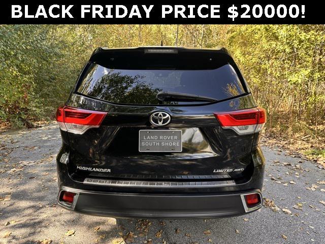 used 2017 Toyota Highlander car, priced at $20,000