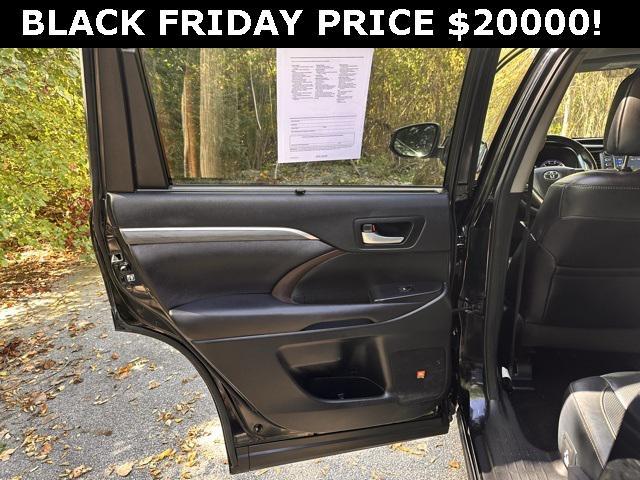used 2017 Toyota Highlander car, priced at $20,000