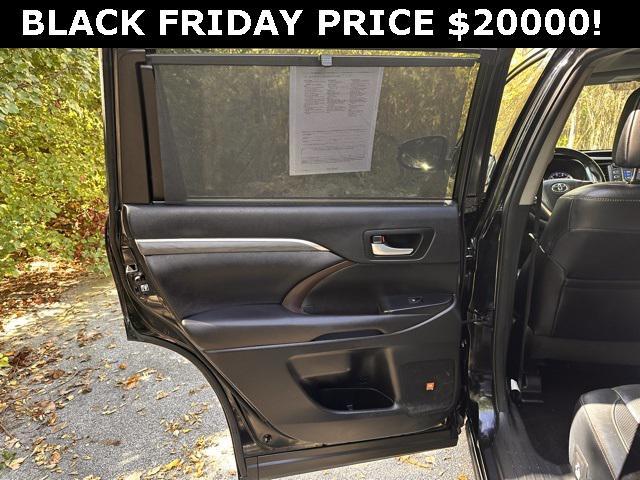 used 2017 Toyota Highlander car, priced at $20,000