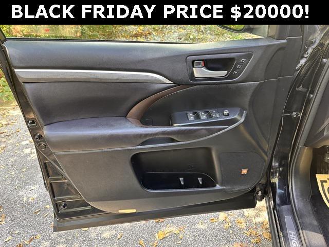 used 2017 Toyota Highlander car, priced at $20,000