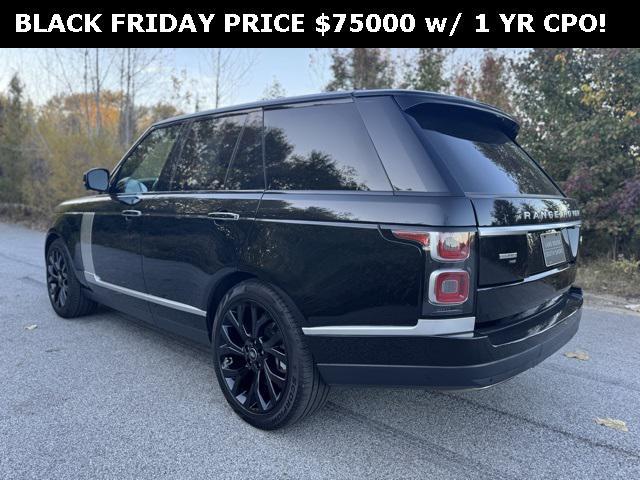 used 2022 Land Rover Range Rover car, priced at $75,000