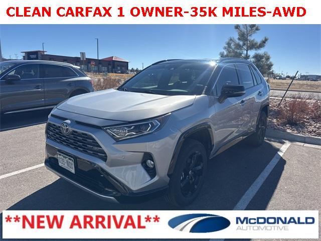 used 2021 Toyota RAV4 Hybrid car, priced at $35,499