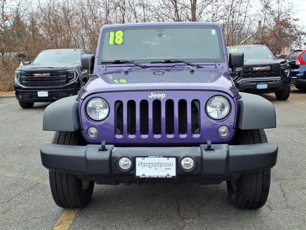 used 2018 Jeep Wrangler JK car, priced at $21,985